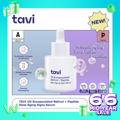 TAVI 1% Encapsulated Retinol + Peptide Slow Aging Signs Serum 30 ml