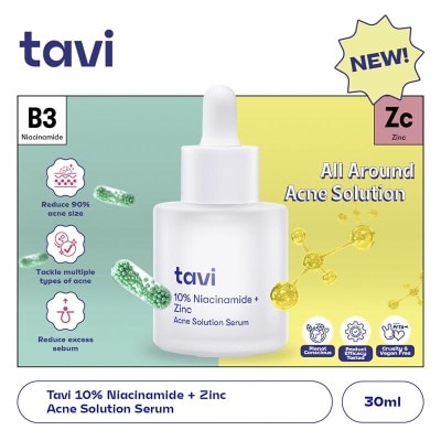 TAVI 10% Niacinamide + Zinc Acne Solution Serum 30 ml