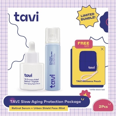 TAVI Slow Aging Protection Package (Encapsulated Retinol Serum + Super Fine Mist)