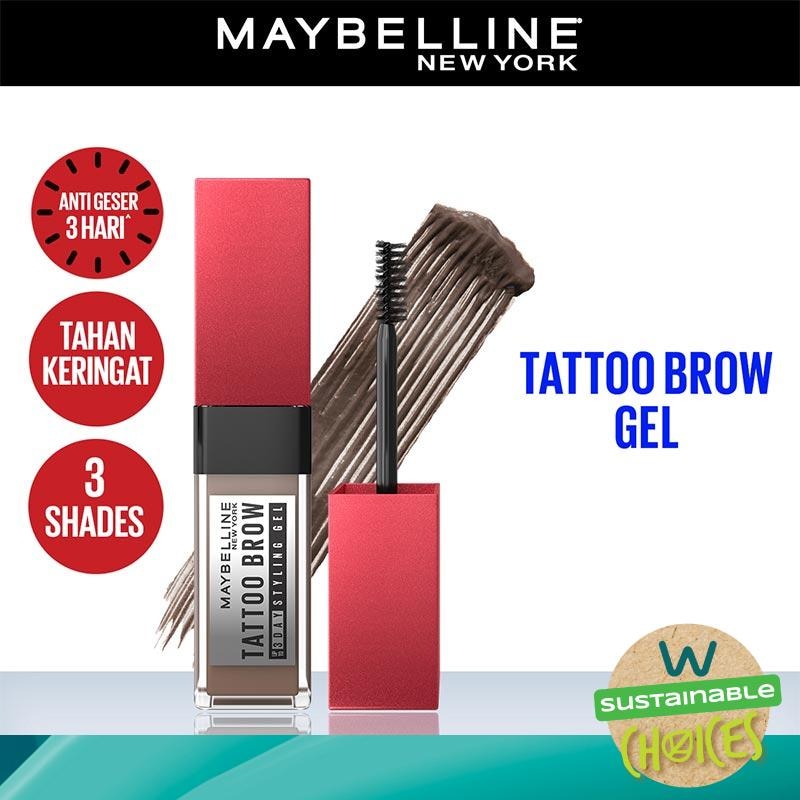 MAYBELLINE Tattoo Brow 3 Day Styling Gel Medium Brown