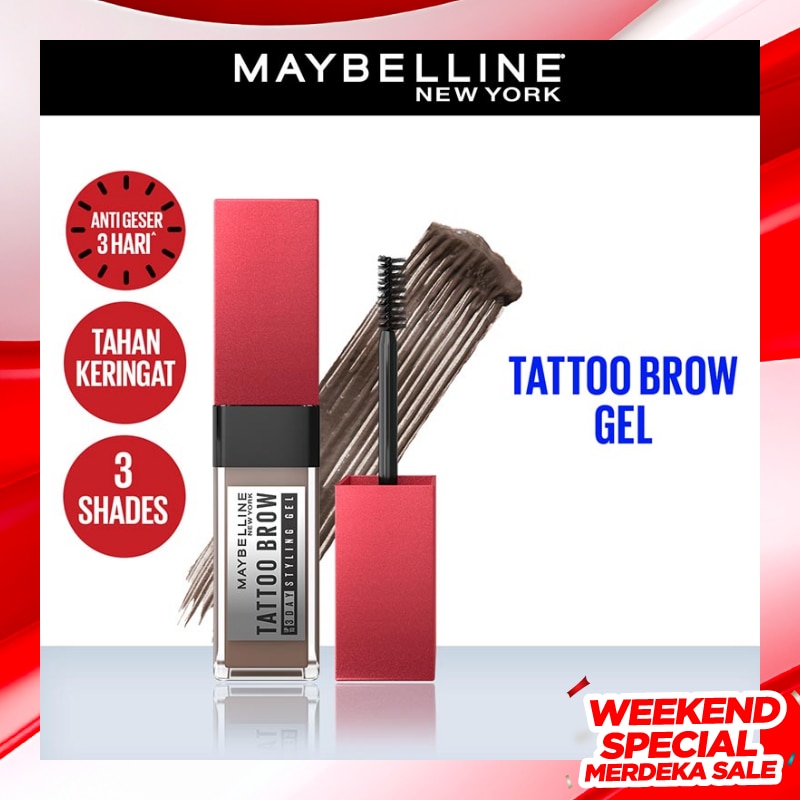 MAYBELLINE Tattoo Brow 3 Day Styling Gel Medium Brown
