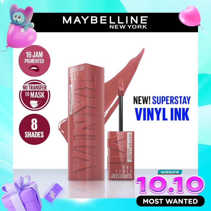 Superstay Vinyl Ink Tint 35 Cheeky LipTint Transferproof &. Tahan Lama 16 Jam image