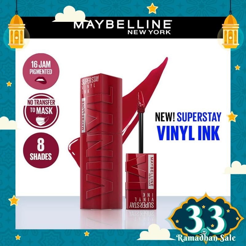 Promo Harga Maybelline Superstay Vinyl Ink 10 Lippy  - Watsons