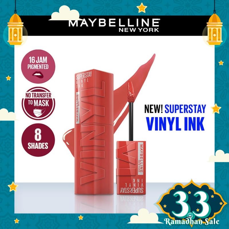 Promo Harga Maybelline Superstay Vinyl Ink 60 Mischievous  - Watsons