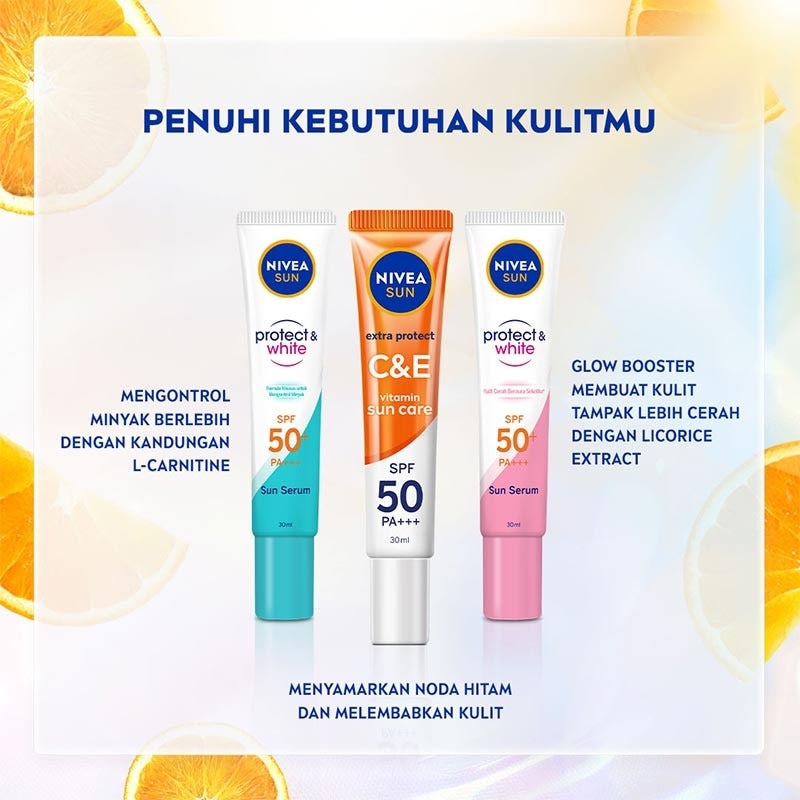 Nivea Sun Face Serum Extra Protect C&E SPF50+ PA+++ 30ml