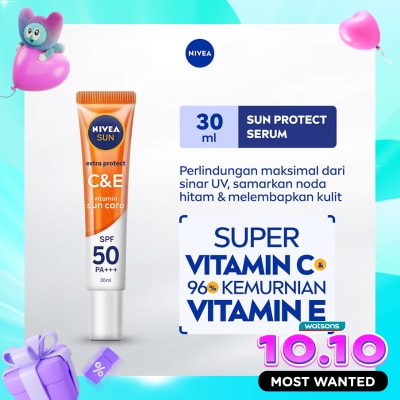 NIVEA Nivea Sun Face Serum Extra Protect C&E SPF50+ PA+++ 30ml image