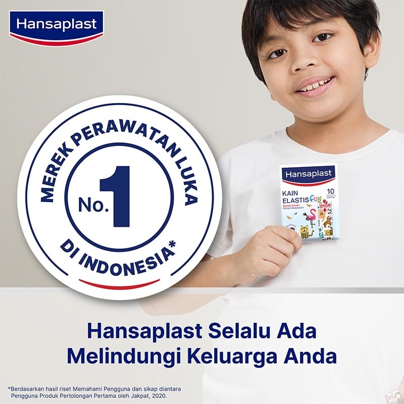 Hansaplast Junior Fun 10's - Plester Luka Anak