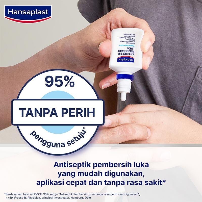 Hansaplast Antiseptik Tetes 20mL - Pembersih Luka Tanpa Rasa Perih