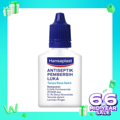 HANSAPLAST Hansaplast Antiseptik Tetes 20mL - Pembersih Luka Tanpa Rasa Perih