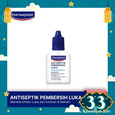 HANSAPLAST Hansaplast Antiseptik Tetes 20mL - Pembersih Luka Tanpa Rasa Perih