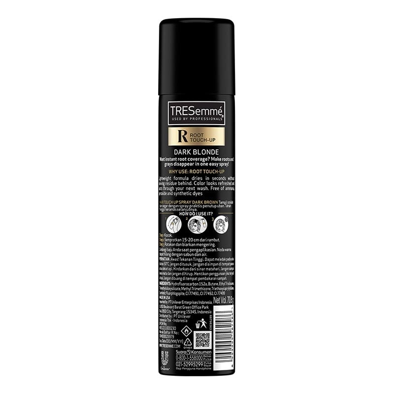 Tresemme Root Touch Up Spray Dark Brown 70.8g? - untuk Dull, Faded Colored, Grey Hair