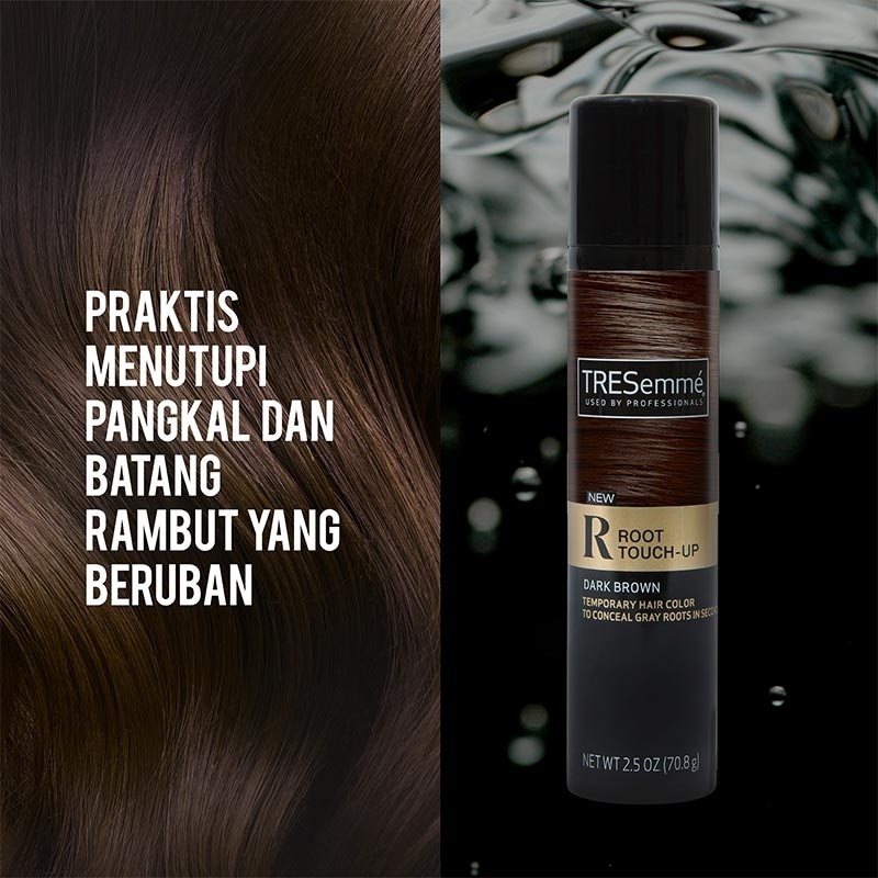 Tresemme Root Touch Up Spray Dark Brown 70.8g? - untuk Dull, Faded Colored, Grey Hair