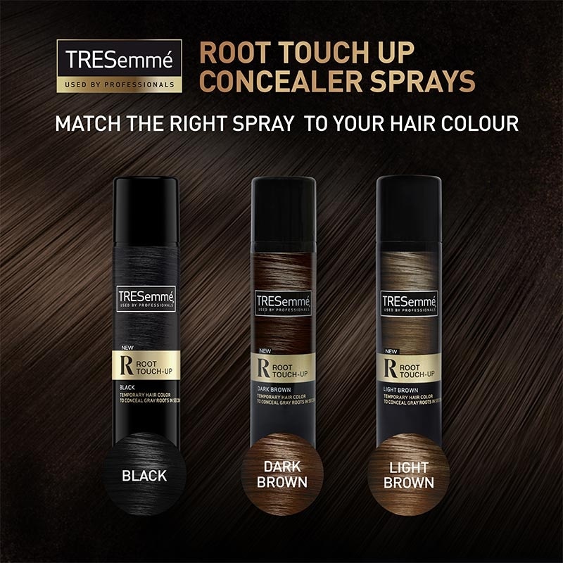 Tresemme Root Touch Up Spray Dark Brown 70.8g? - untuk Dull, Faded Colored, Grey Hair