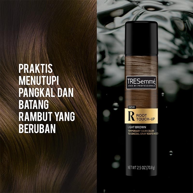 Tresemme Root Touch Up Spray Light Brown 70.8g? - untuk Dull, Faded Colored, Grey Hair