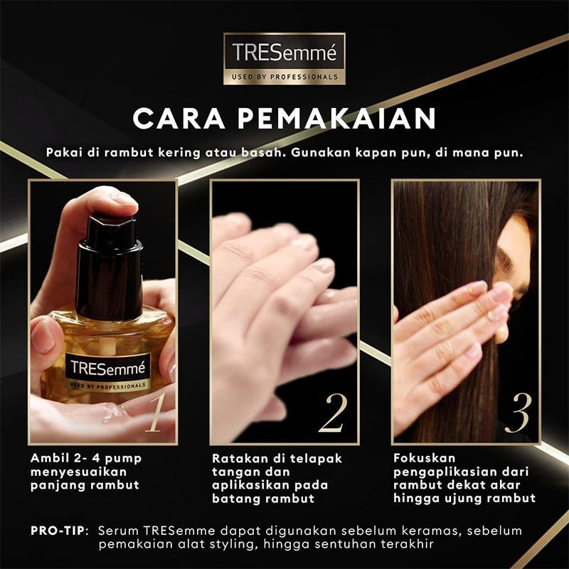 Tresemme Keratin Smooth Shine Serum with Marula Oil for Dry Hair - Smooth & Shiny 97ML