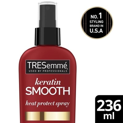 TRESEMME - Keratin Smooth Heat Protection Spray with Marula Oil for Dry Hair 236ML