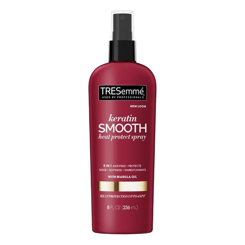 Keratin Smooth Heat Protection Spray with Marula Oil for Dry Hair 236ML