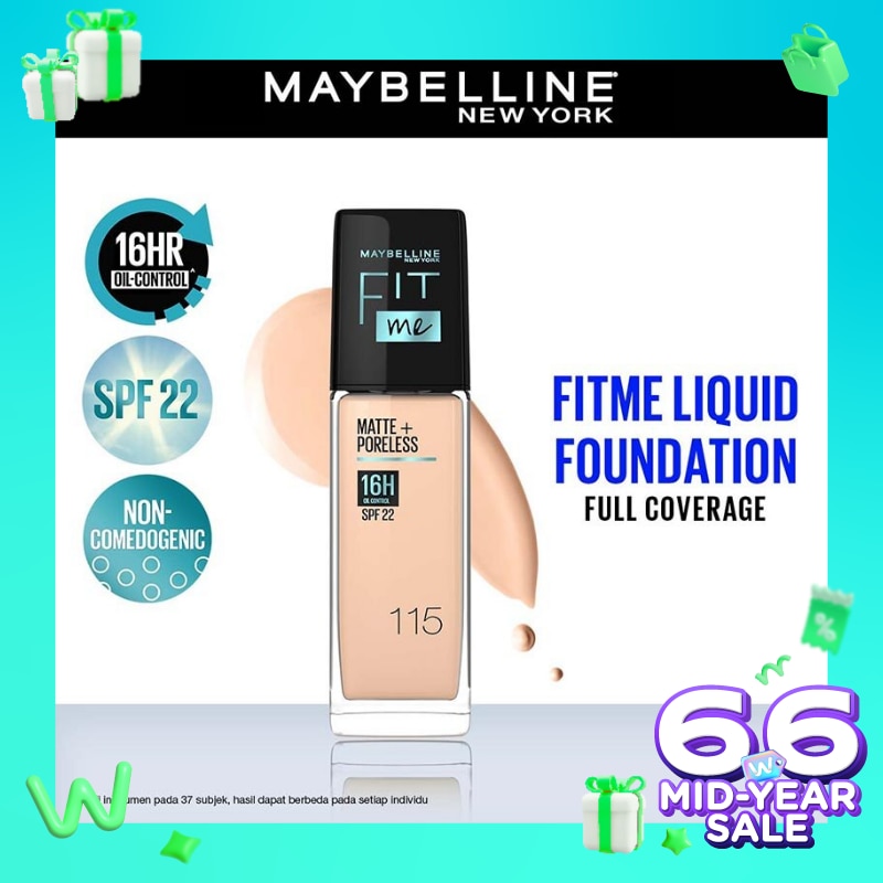 Maybelline Fit Me! Matte + Poreless Liquid Matte Foundation