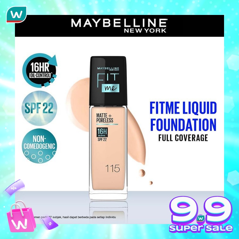 Maybelline Fit Me! Matte + Poreless Liquid Matte Foundation