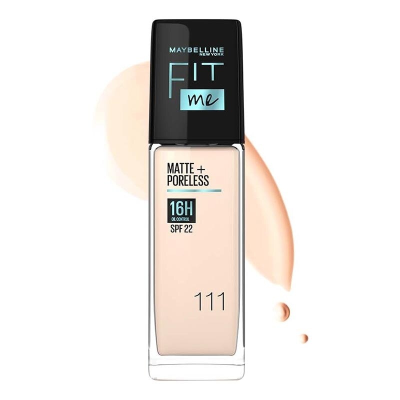 Fit Me! Matte + Poreless Liquid Matte Foundation Pump 111 - Light Beige