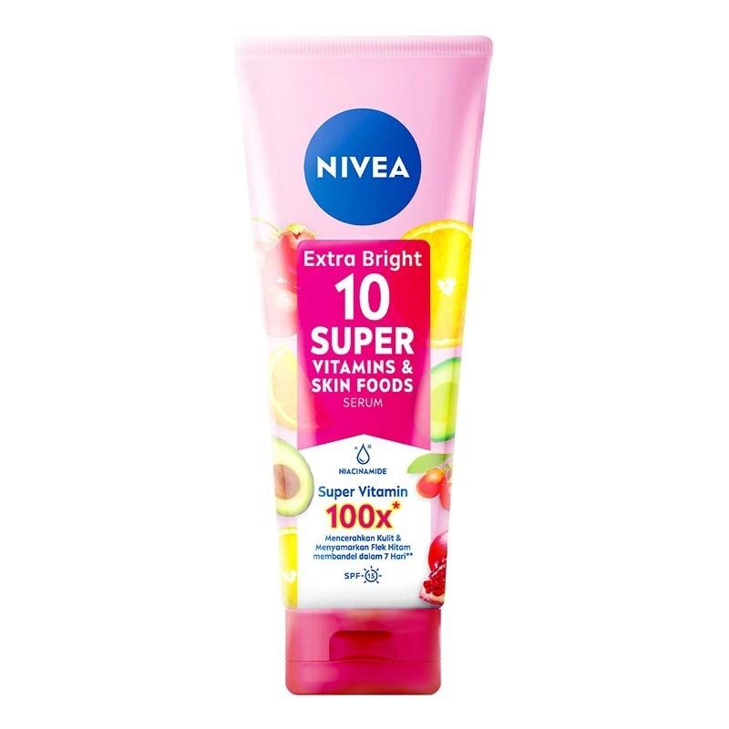 Nivea Body Serum Extra Bright 10 Super Vitamins SPF15 180ml