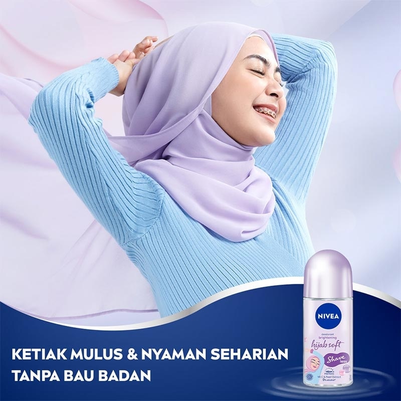 Nivea Deodorant Brightening Hijab Roll-On 50Ml