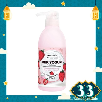 WATSONS Watsons Milk Yogurt Body Lotion Strawberry 530Ml