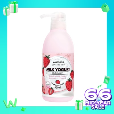 WATSONS Watsons Milk Yogurt Body Lotion Strawberry 530Ml
