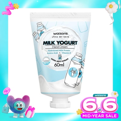 WATSONS COLLECTION - Milk Yogurt Hand Cream Extra Milk 60Ml