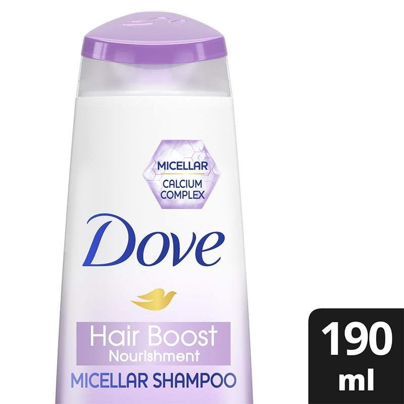 Dove Shampoo Micellar Hair Boost Nourishment 190Ml