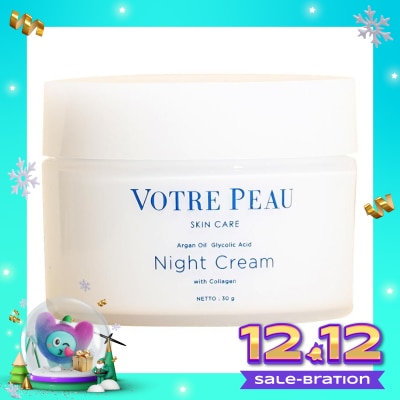 VOTRE PEAU Night Cream With Collagen 30 g