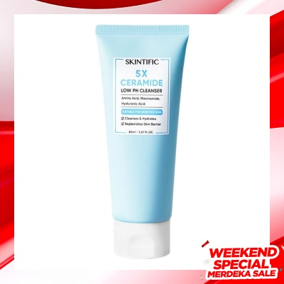 SKINTIFIC Skintific 5X Ceramide Low PH Cleanser 80ml