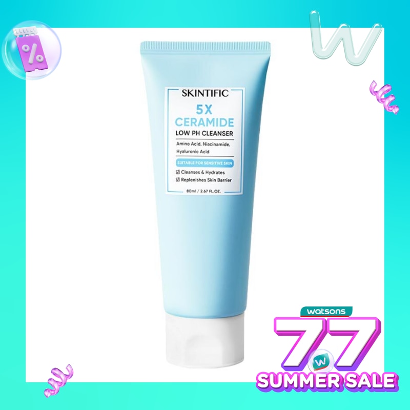 Skintific 5X Ceramide Low PH Cleanser 80ml