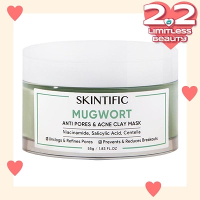 SKINTIFIC Skintific Mugwort Acne Clay Mask 55g