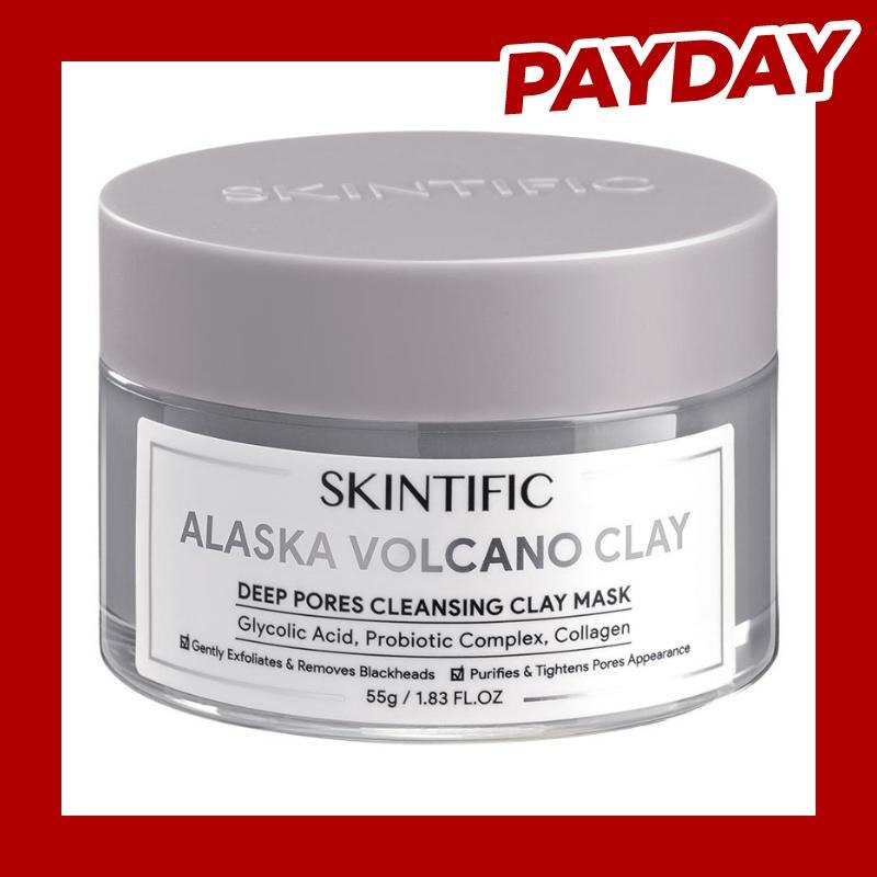 Skintific Alaska Volcano Deep Pores Cleansing Clay Mask 55g