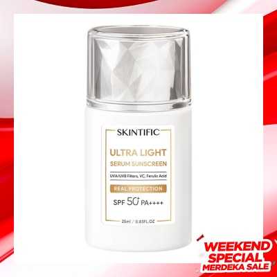 SKINTIFIC Light Serum Sunscreen Spf50 Pa ++++ 25ml