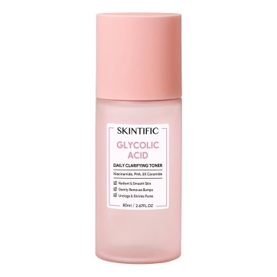 SKINTIFIC Glycolic Acid Daily Clarifying Toner 80ml