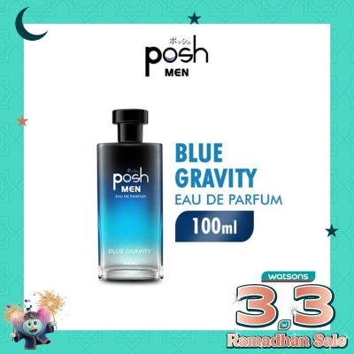 POSH Men Eau de Parfum Blue Gravity Parfum Pria 100ml
