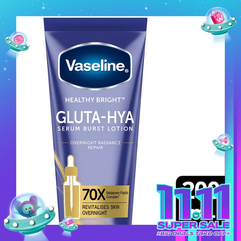 Vaseline Gluta-Hya Serum Lotion Overnight 200 Ml