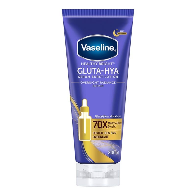 Vaseline Gluta-Hya Serum Lotion Overnight 200 Ml