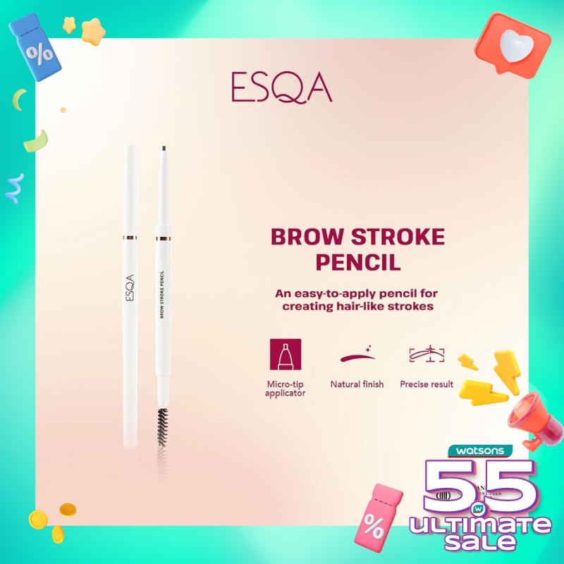 ESQA Brow Stroke Pencil Dark Brown 0.1 g