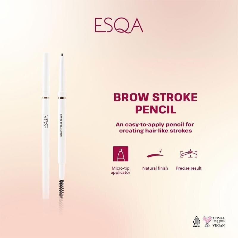 ESQA Brow Stroke Pencil Dark Brown 0.1 g