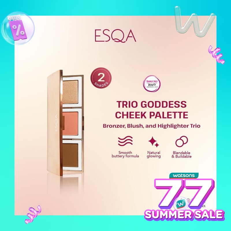 ESQA Esqa Trio Goddess Cheek Palette Athena 9g
