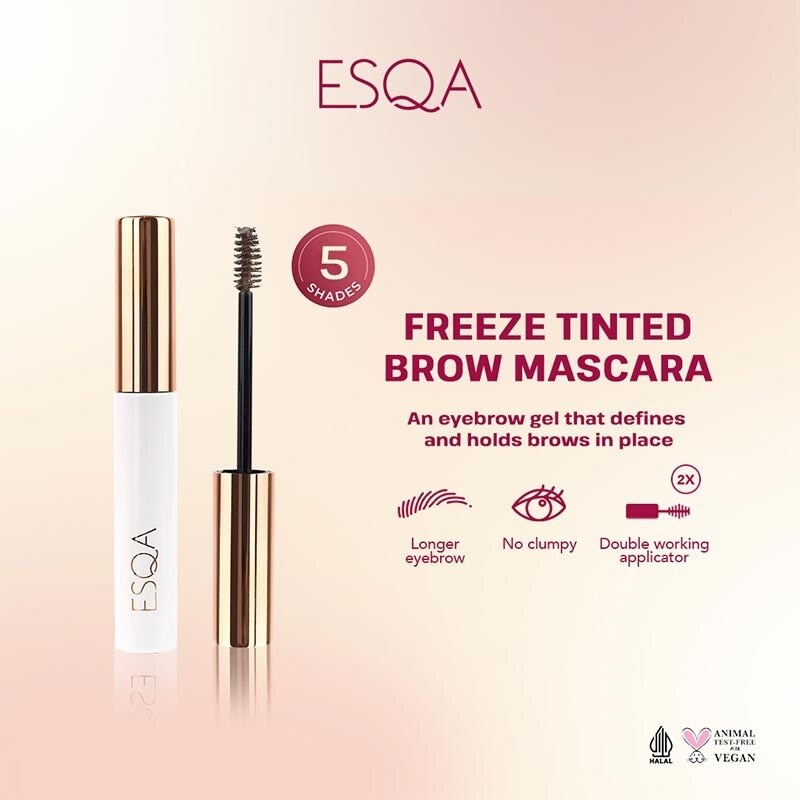 ESQA Freeze Tinted Brow Mascara Dark Brown 7 ml