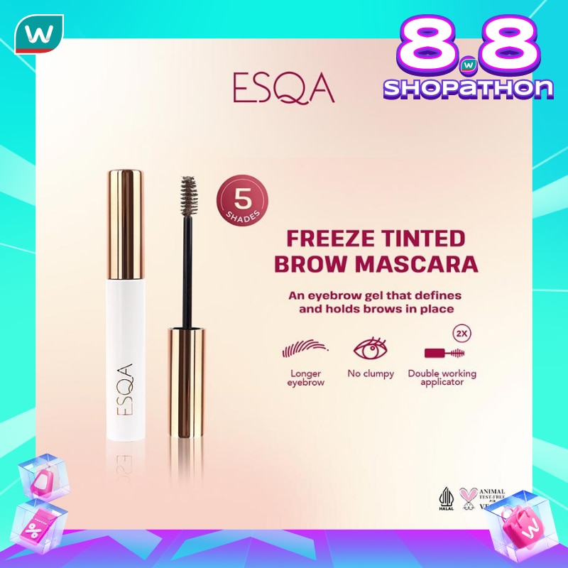 Esqa Freeze Tinted Brow Mascara Ash Brown 7ml