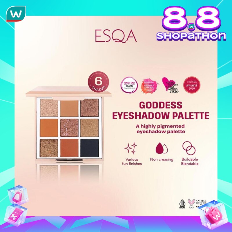 Esqa Goddess Eyeshadow Palette Bronze 9g