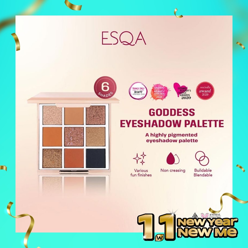 ESQA Esqa Goddess Eyeshadow Palette Bronze 9g