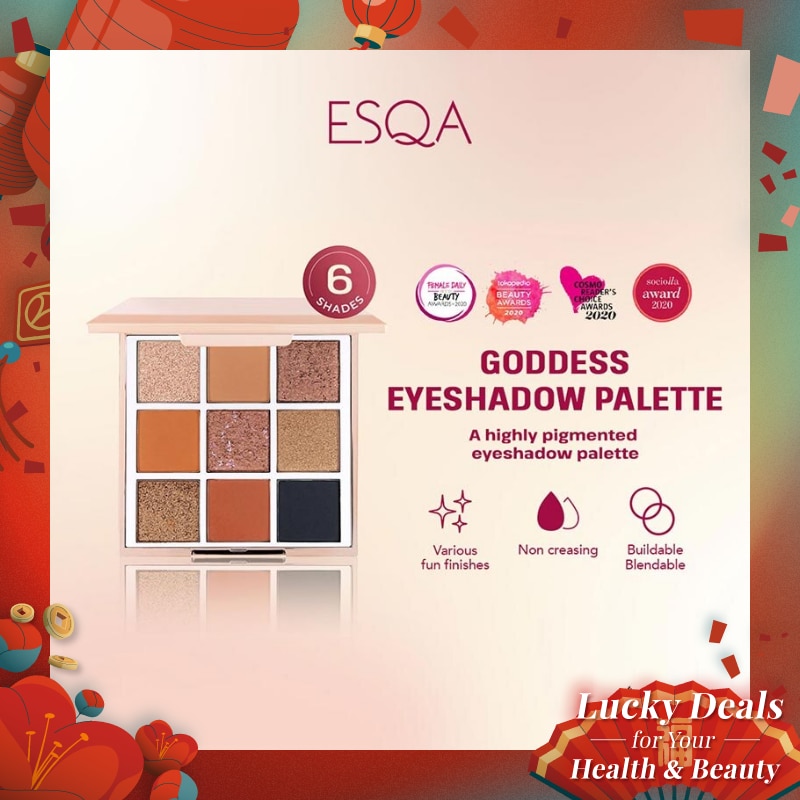 Esqa Goddess Eyeshadow Palette Bronze 9g