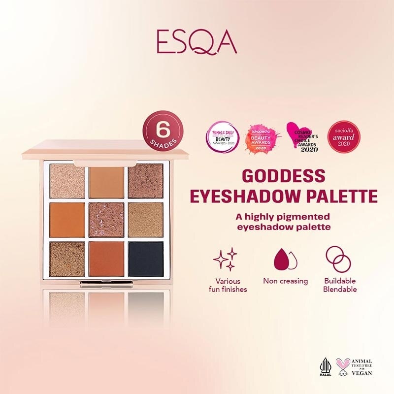 ESQA Bronze Goddess Eyeshadow Palette Bronze Goddess 9 g