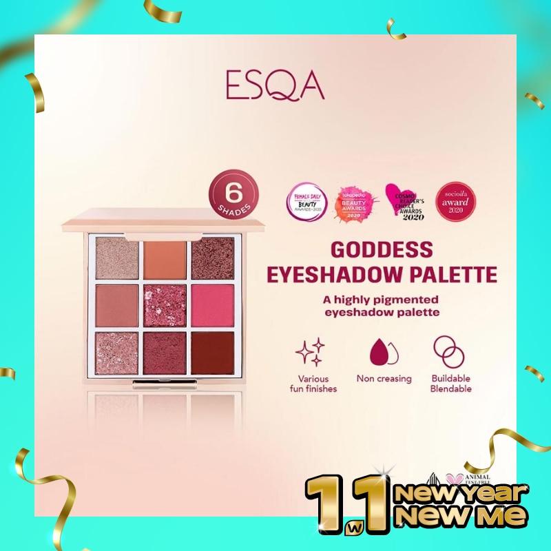 ESQA Esqa Goddess Eye shadow Palette Pink 9g